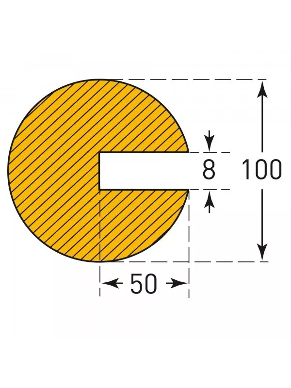 TRAFFIC-LINE Impact Protection XL – High-Visibility Corner & Edge Safety Foam