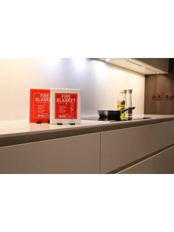 Firechief Rigid Case Fire Blanket with K40 Woven Glass Fibre BS EN 1869:2019 Certified