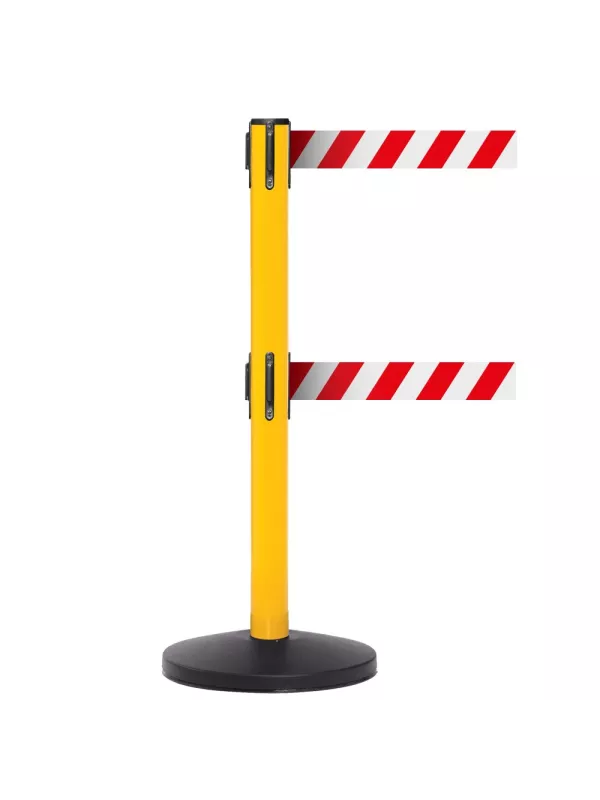 Obex Chevron Belt Safety Barriers - Single/Twin