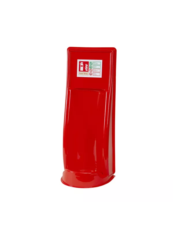 Firechief Red Single Fire Extinguisher Stand Vacuum Formed Plastic