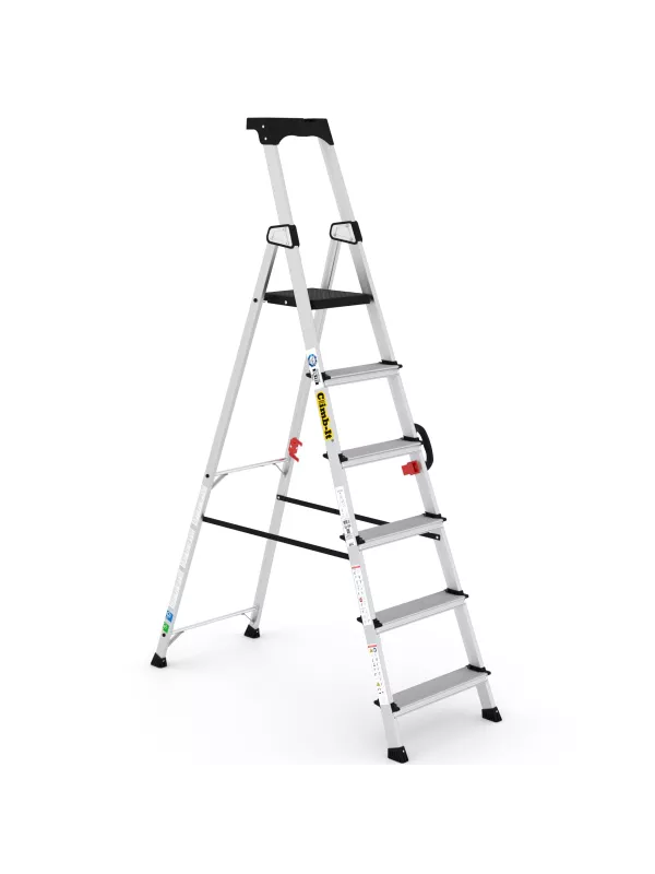 Climb-It® Professional Stepladders with Carry Handle