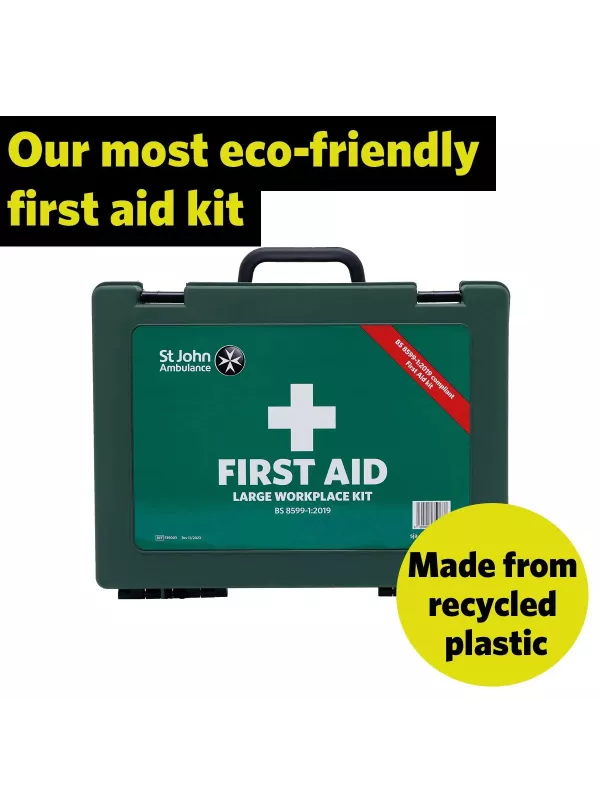 St John Ambulance Large Workplace First Aid Kit | BS-8599-1:2019 Compliant