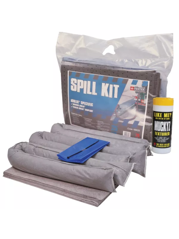 Fentex 25L AdBlue® Spill Kit in Plastic Sealed Break Pack