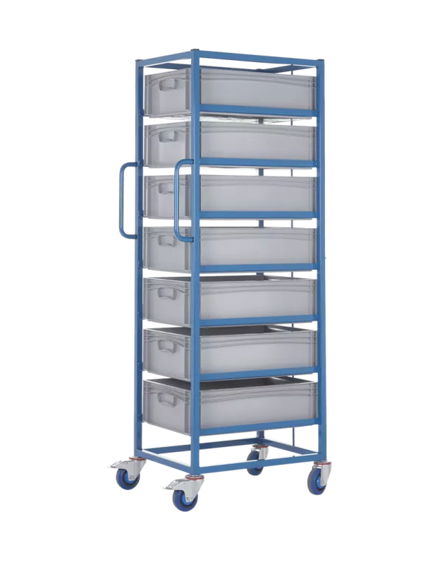 GPC Tray Rack with 170 x 600 x 400 mm 35.5 Litre Containers