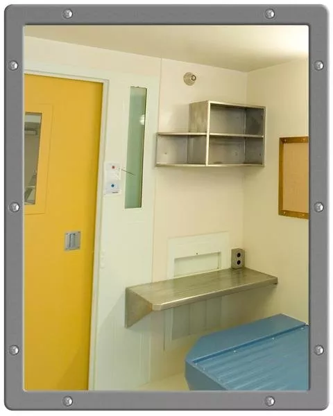 Flat Vanity Anti-Ligature Mirrors - Stainless Steel