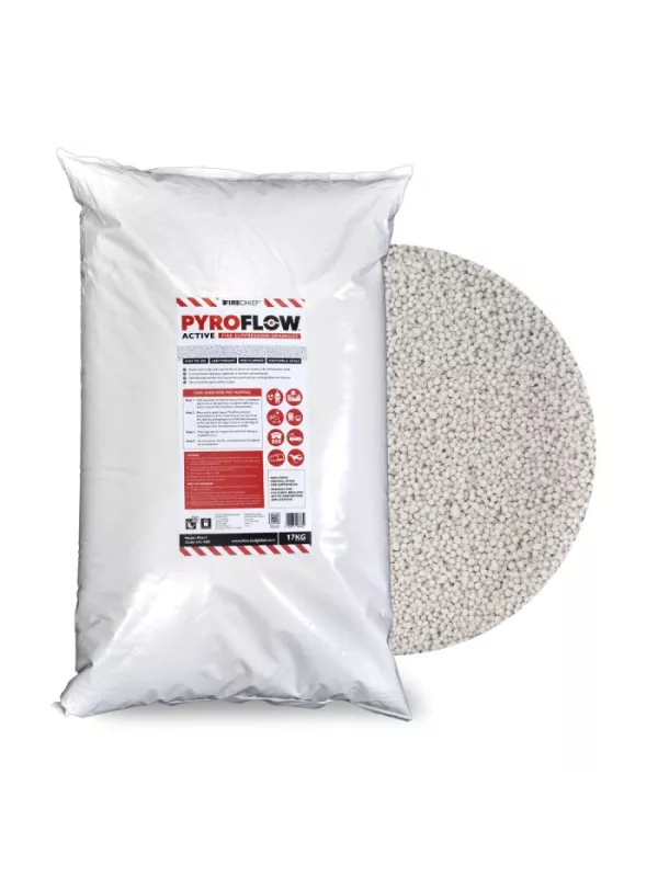 Firechief PyroFlow Active Fire Suppression Granules – 17 kg Poly Bag