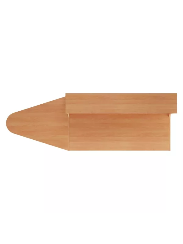 Reception Counter Table with Side Extension