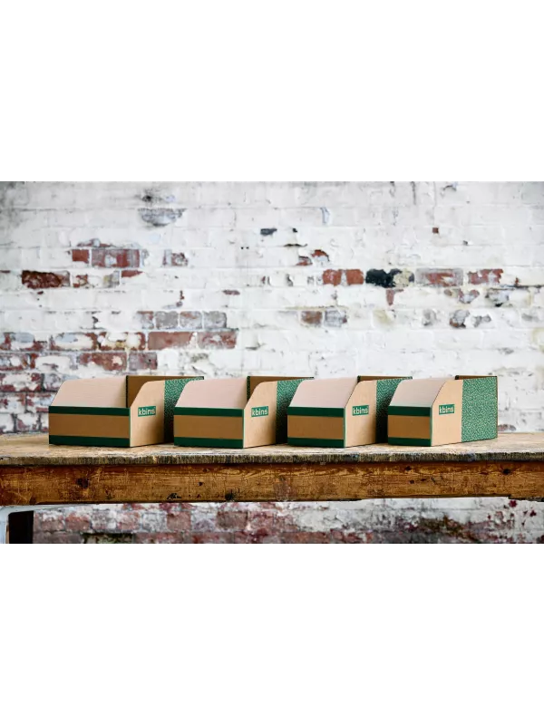 Cardboard Storage Bins Pack of 25 - B Range 200mm High
