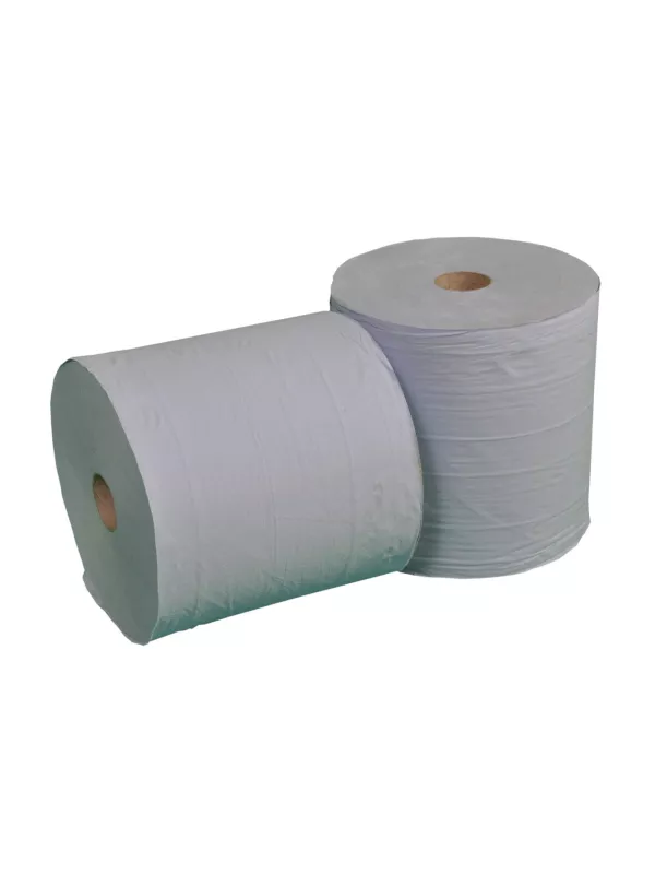 Spillpod 2 Ply Blue Centre-Feed Roll - 1000 Sheet Twin Pack