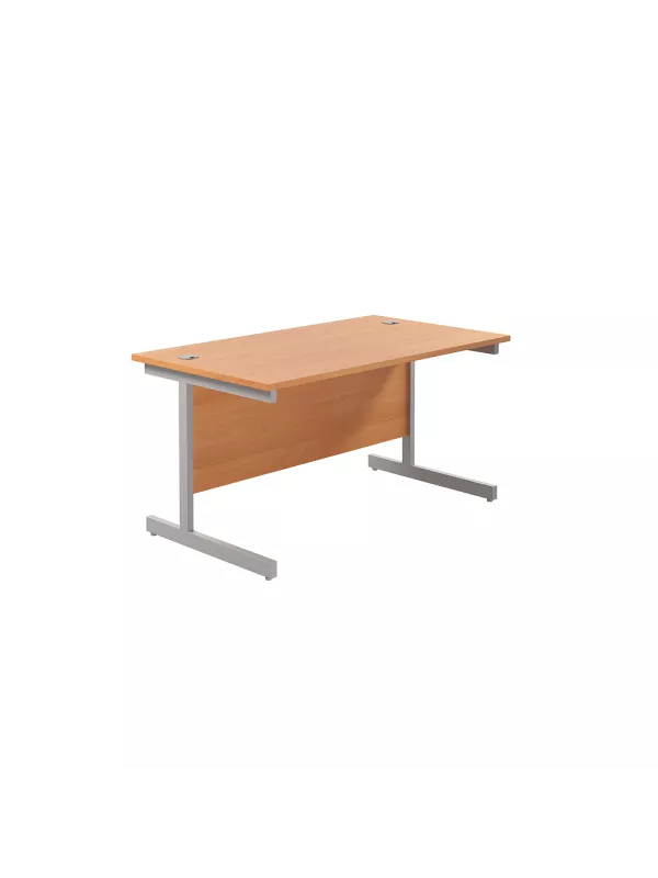Single Upright Desk TC Office - Beech