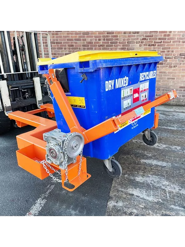 Invicta Forklift 1100 Litre Wheelie Bin Lifter