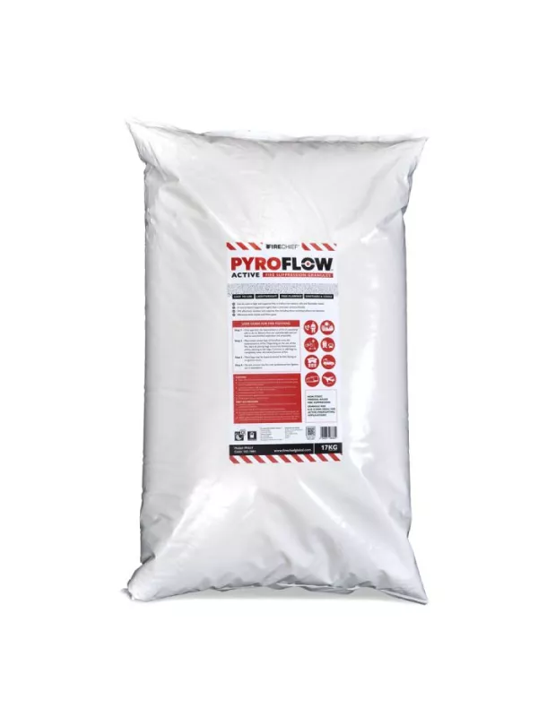 Firechief PyroFlow Active Fire Suppression Granules – 17 kg Poly Bag