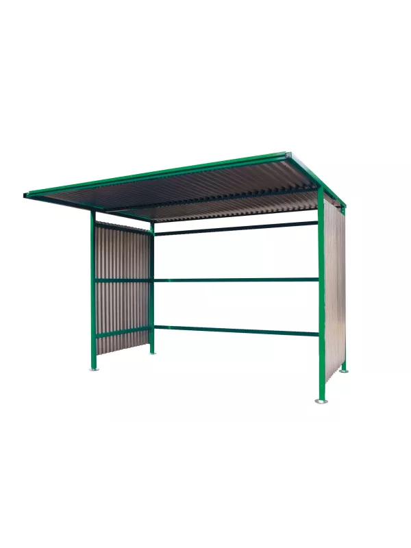 QMP Traditional Outdoor Bike Shelter – Galvanised for Durable Cycle Storage