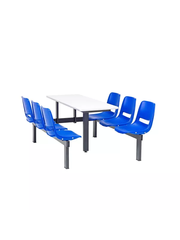 GPC 6 Seater Canteen Table - Access 1 Way