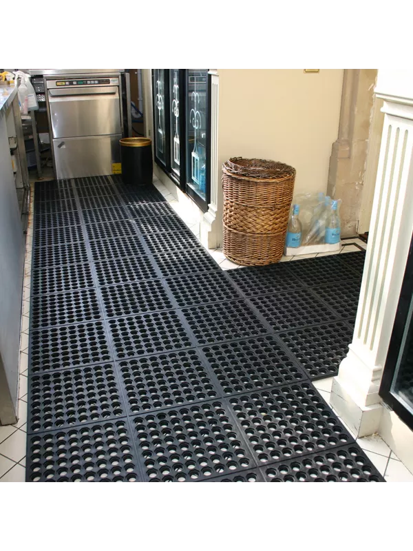 Fatigue-Step Nitrile Interlocking Anti-Fatigue Tile
