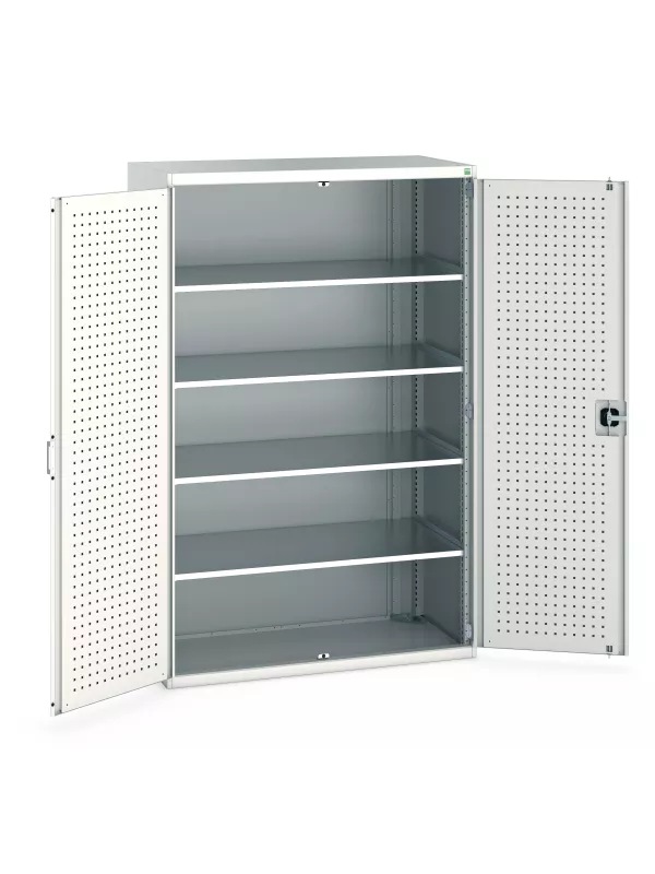 Bott Cubio Perfo Panel Lined Cupboard - 1300 x 650mm