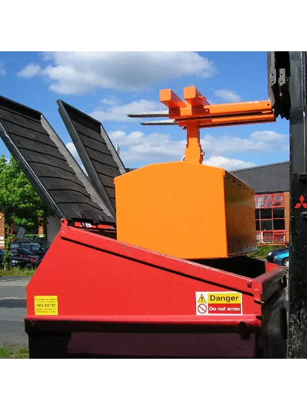 Invicta Fork Mounted Skip Compactor