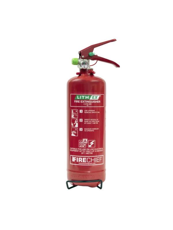 Firechief Lith Ex Extinguisher  Lithium Ion Battery Fire Protection