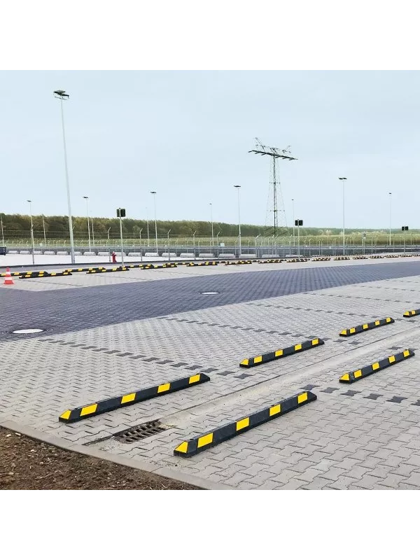 Moravia Park-AID Heavy Duty Rubber Car Parking Truck Garage Wheel Stop Block