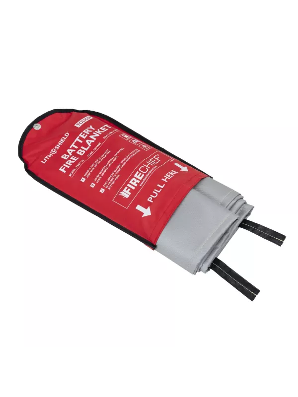 Firechief® LithShield™ Tough Battery Fire Blanket — 1.55 × 1.55 m