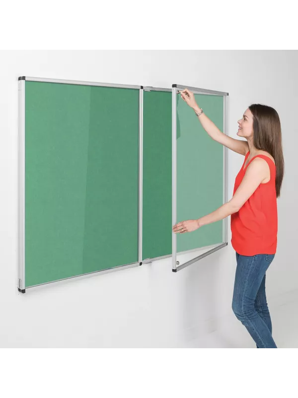 Premier Eco-Colour Class B Fire-Resistant Tamperproof Noticeboard