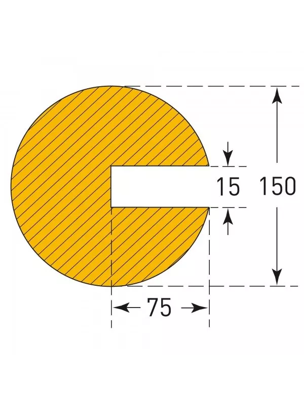 TRAFFIC-LINE Impact Protection XL – High-Visibility Corner & Edge Safety Foam