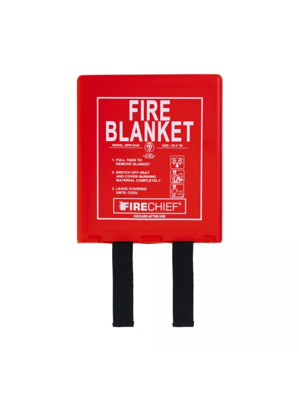 Firechief Rigid Case Fire Blanket with K40 Woven Glass Fibre BS EN 1869:2019 Certified