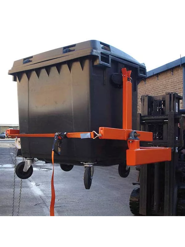 Invicta Forklift 1100 Litre Wheelie Bin Lifter