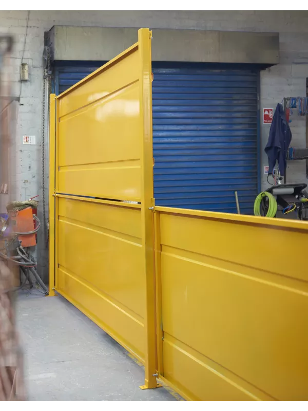 Premier Safety Yellow Steel Partition System