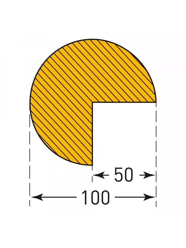 TRAFFIC-LINE Impact Protection XL – High-Visibility Corner & Edge Safety Foam