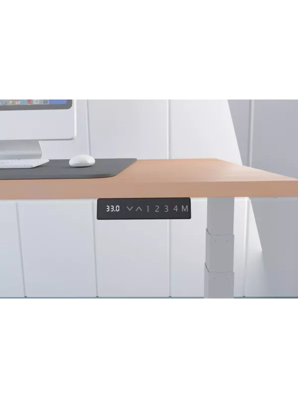 Air Dual Motor Height Adjustable Desk with Cable Ports