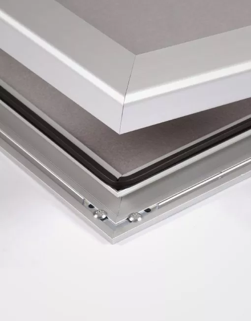 Spectra Signs Silver Secure Lock Frame