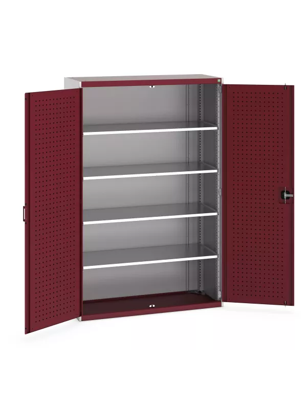 Bott Cubio Perfo Panel Lined Cupboard - 1300 x 525mm