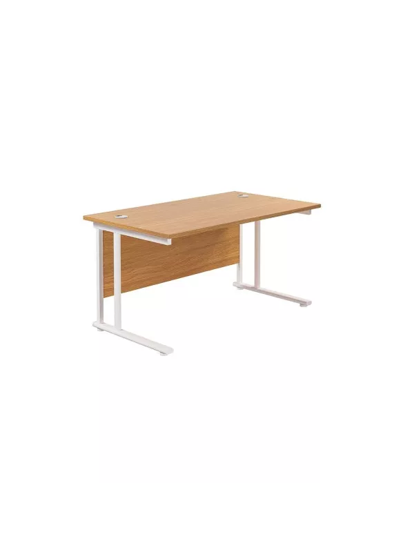 Twin Upright Desk TC Office - Nova Oak