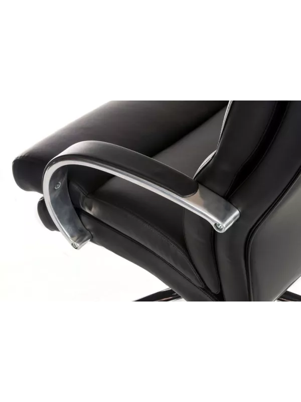 Teknik Samson Heavy Duty Executive Chair – Leather Look, Rated for 24-Hour Use