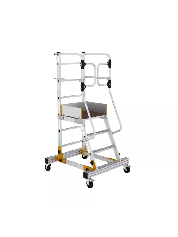 Climb-It Mobile Steps with Safety Gate | 4-12 Tread