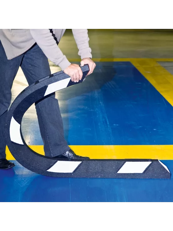 Moravia Park-AID Heavy Duty Rubber Car Parking Truck Garage Wheel Stop Block