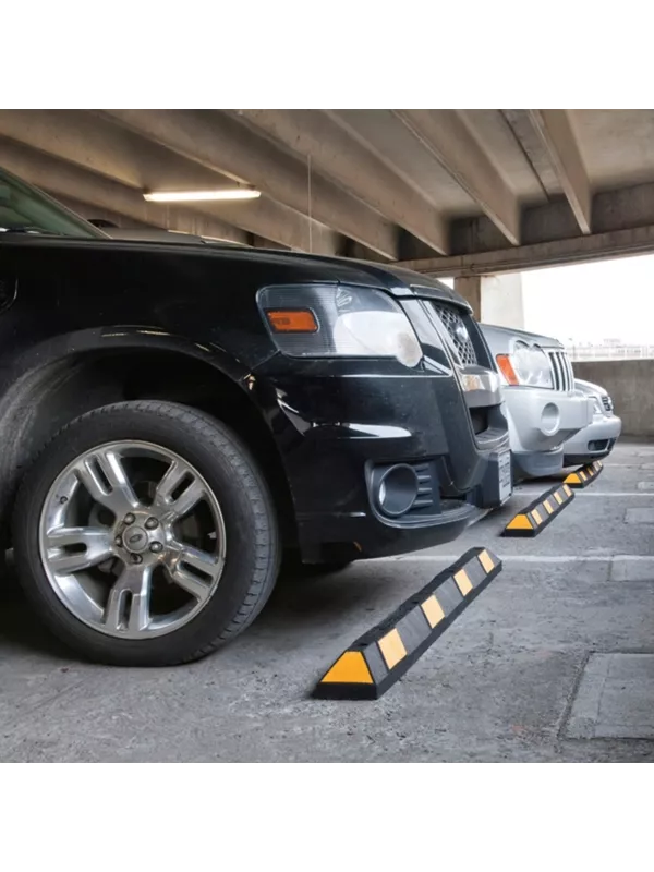 Moravia Park-AID Heavy Duty Rubber Car Parking Truck Garage Wheel Stop Block