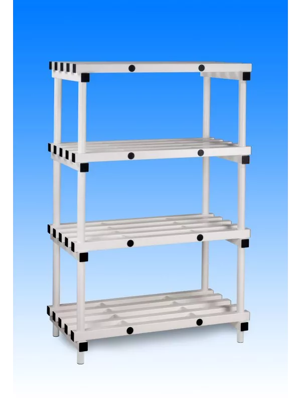 Stacarac Plastic Shelving - 1500mm Long - Double Bay