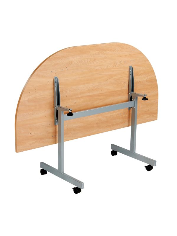 Next Day Flip Top D-End Conference Tables - 1600mm Wide