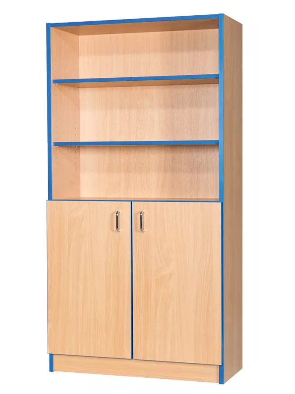 Willowbrook Folio Premium 750mm Wide Library Flat Top Bookcase Cupboard