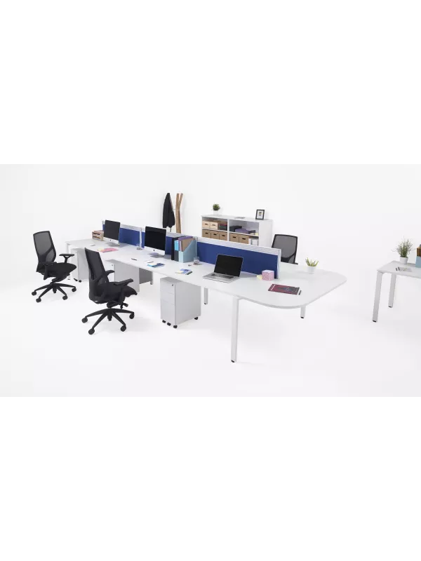 Steel Pedestal Slimline 3 Drawer