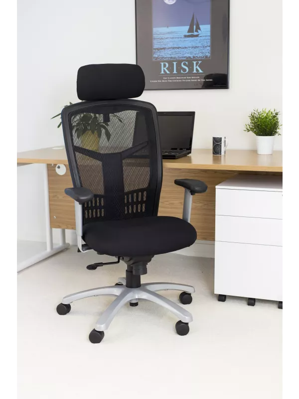 Fonz Mesh Back 24 Hour Chair with Adjustable Arms