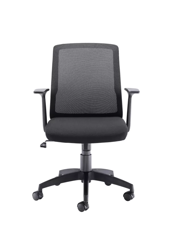 Executive Mid Back Chair - Black Mesh