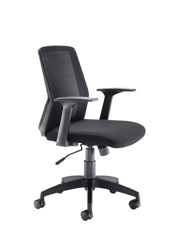 Executive Mid Back Chair - Black Mesh