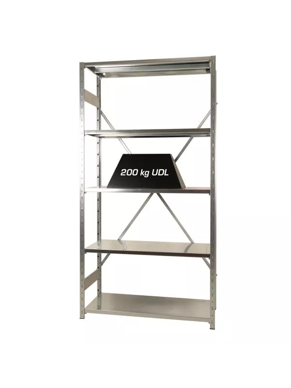 Anco Expo 4 Galvanised Boltless Shelving – Heavy Duty