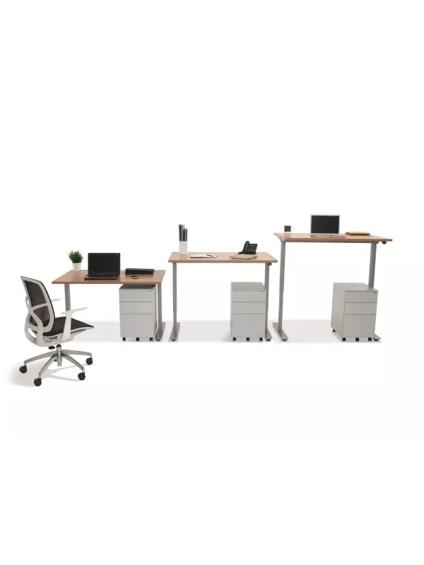 3 Drawer Under Desk Steel Pedestal