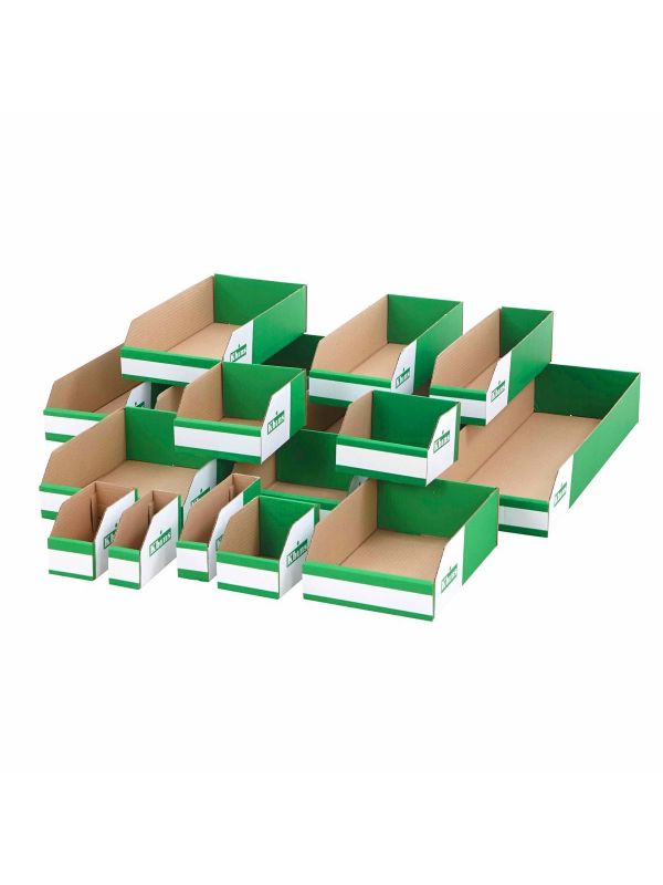 K-bins - A Range - Pack of 50 Cardboard Storage Bins