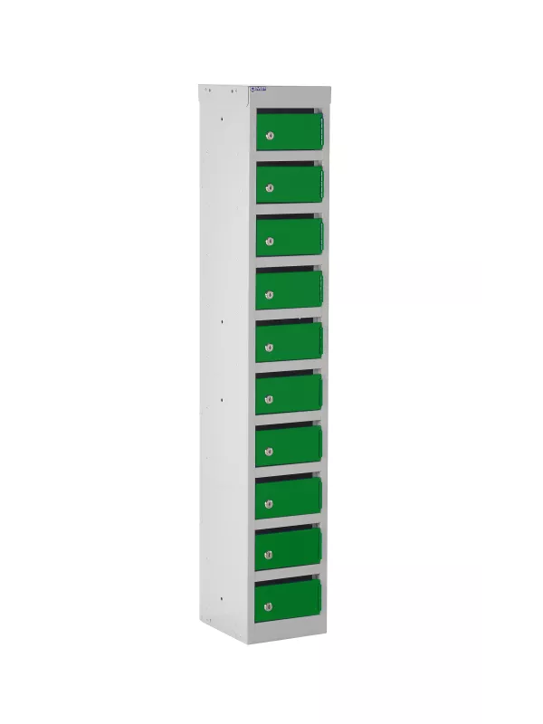 QMP 10-Box Post Locker – Organised Mail Storage with 15mm Post Slots