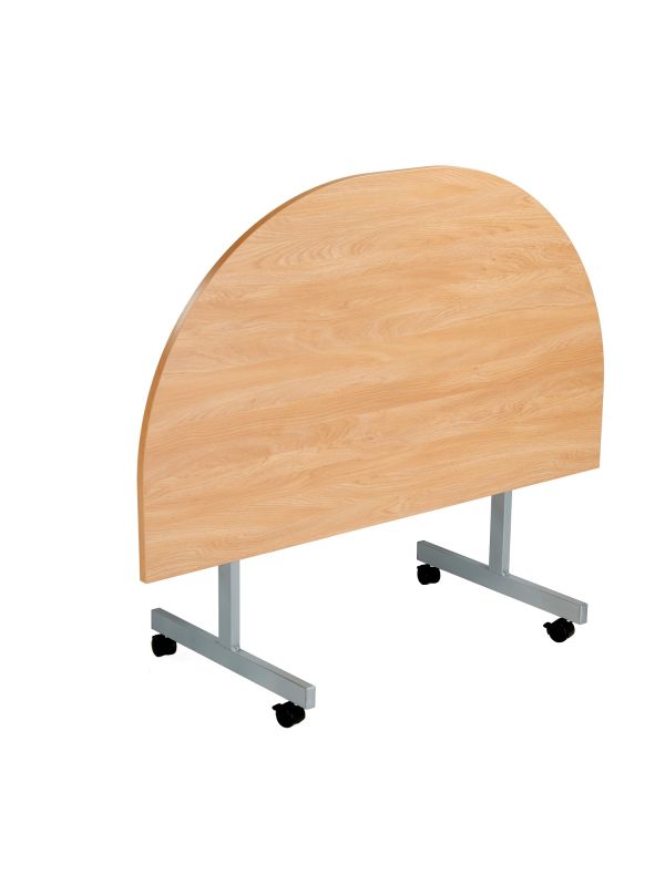 Flip Top D-End Conference Tables - 1400mm Wide